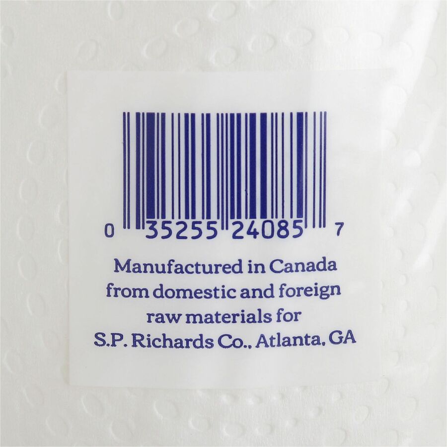 Genuine Joe Kitchen Roll Flexible Size Towels, 2-Ply, 1 5/8" Core, White, 170 Sheets per Roll, 30 Rolls per Carton