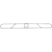 Genuine Joe Clip-on Long Dust Mop Frame, Rust Resistant, Galvanized, Metallic, 48" Height, 1 Each