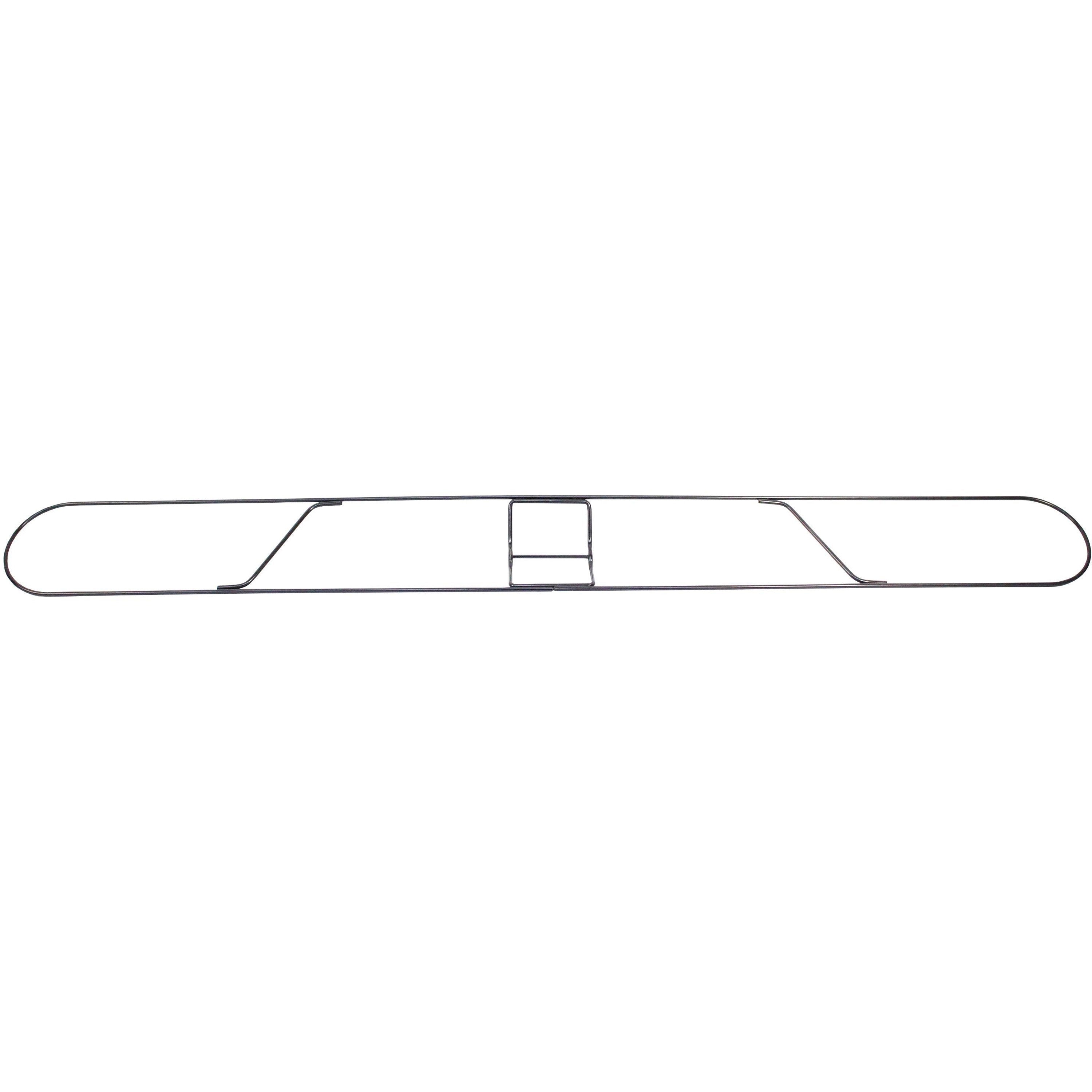 Genuine Joe Clip-on Long Dust Mop Frame, Rust Resistant, Galvanized, Metallic, 48" Height, 1 Each