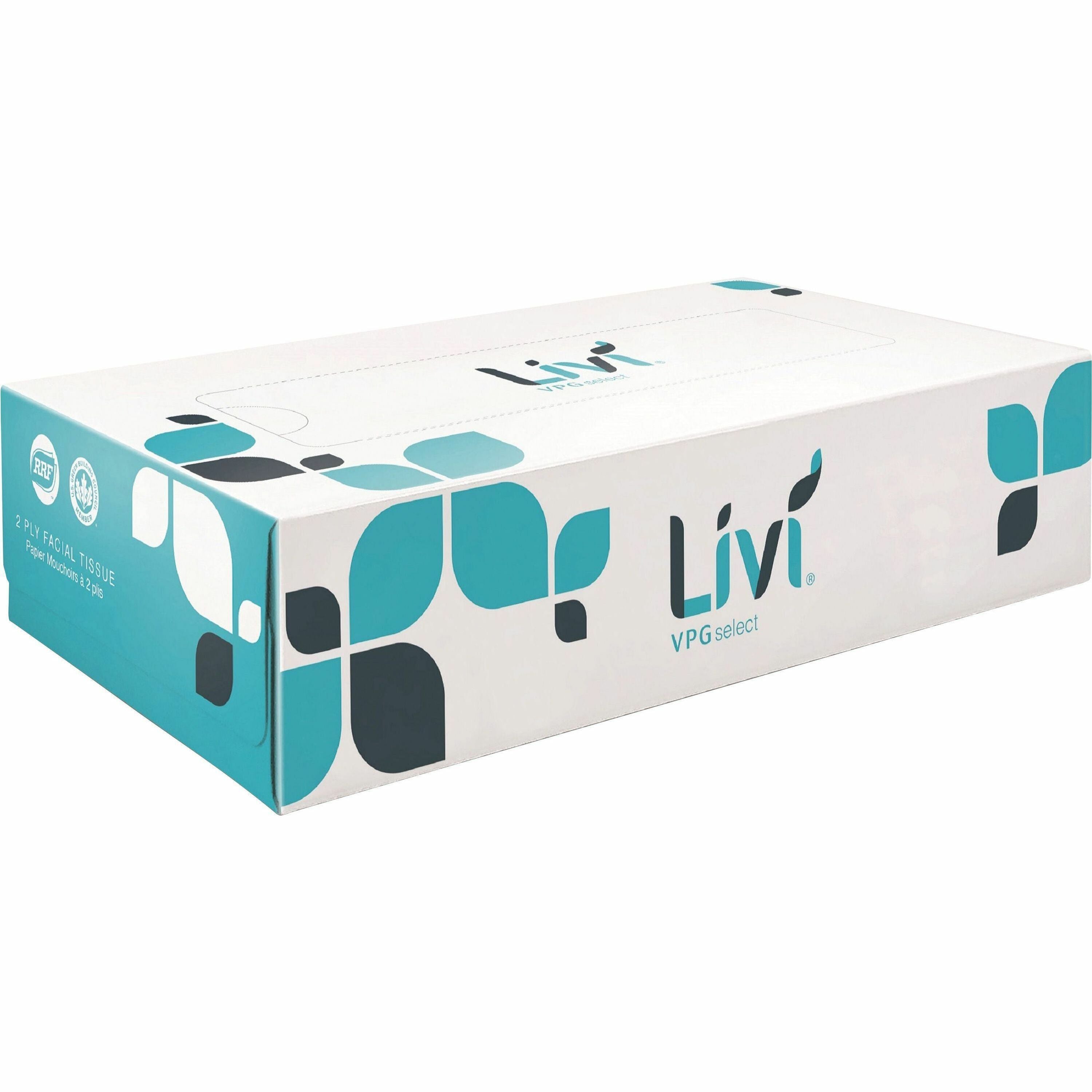 2 Ply - 8.37" Width x 8.07" Length - White - Virgin Fiber - 100/Box - 30 / Carton