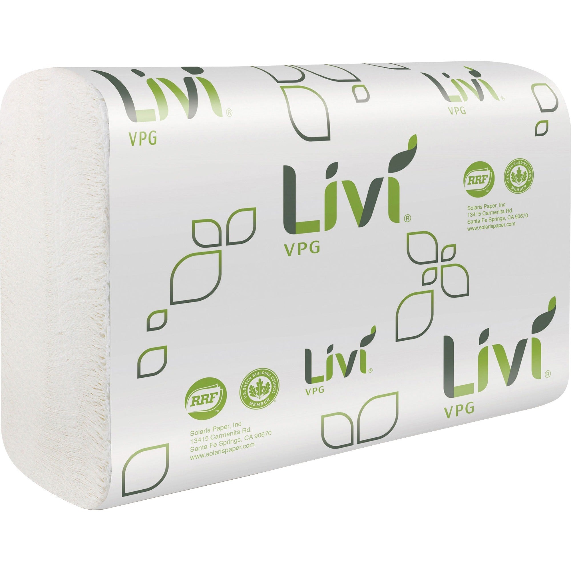 1 Ply - Multifold - 9.06" Width x 9.45" Length - White - Virgin Fiber, Paper - 250/Pack - 16 / Carton