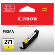 Canon CLI-271 Original Standard Yield Inkjet Ink Cartridge - Yellow - 1 Each