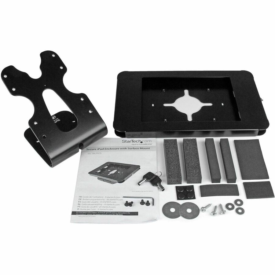 StarTech.com SECTBLTPOS Desktop/Wall Mount for iPad, iPad Air, Tablet - Black - TAA Compliant
