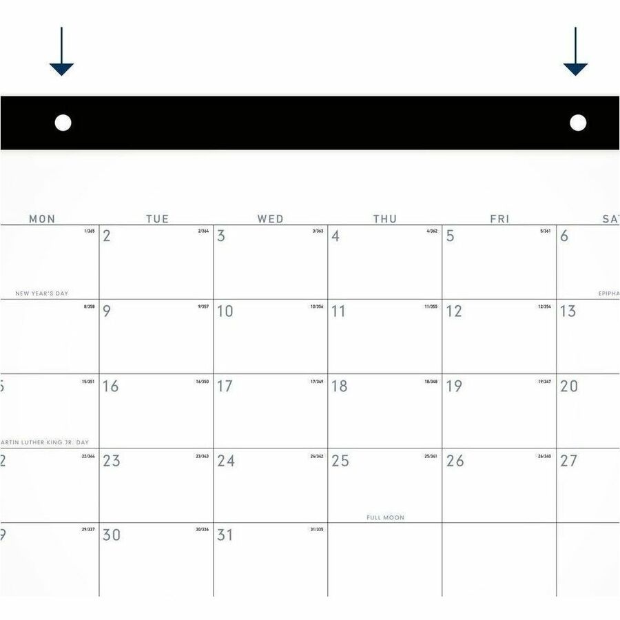 At-A-Glance Contemporary Monthly Desk Pad