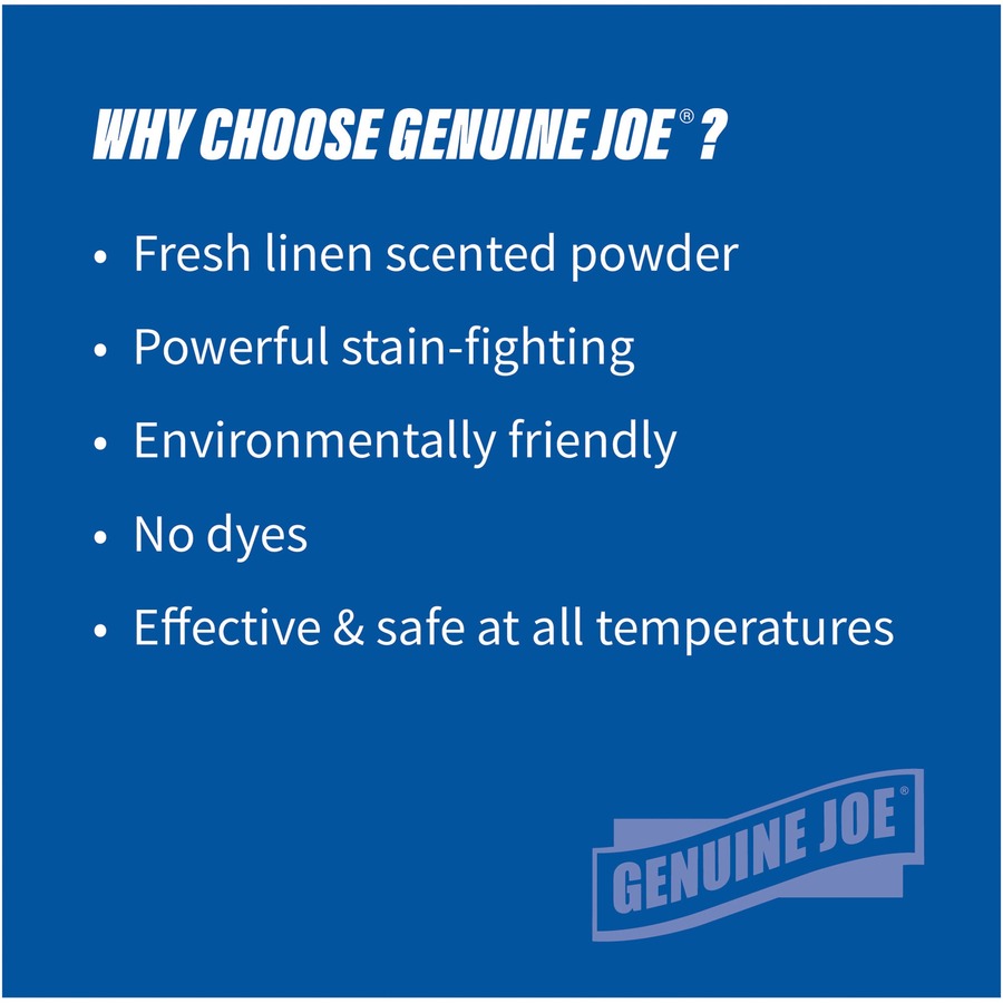 Genuine Joe Economical Powdered Laundry Detergent in Pail