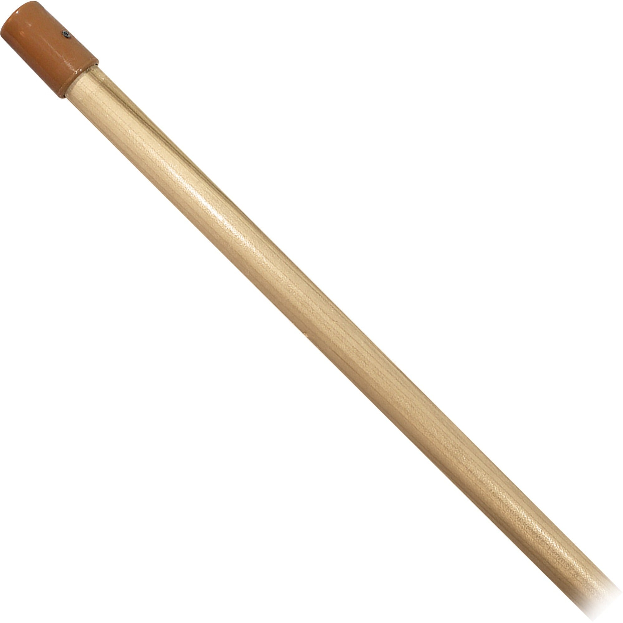 Impact Screw-type Wood Handle, 54" Length x 1" Diameter, Natural Hardwood and Plastic, 12 per Carton