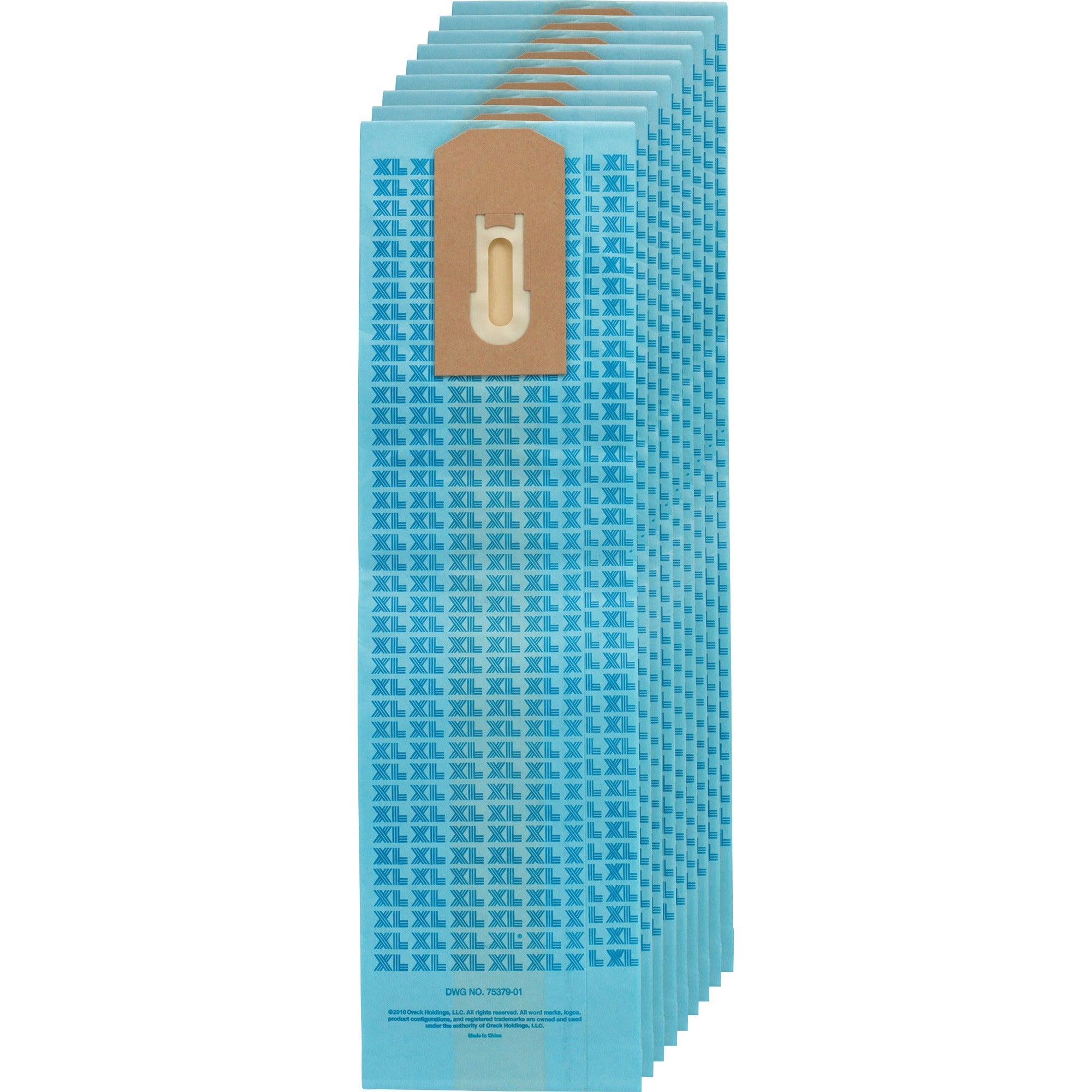 Oreck XL Standard Filtration Bags, Blue, 9 Pack