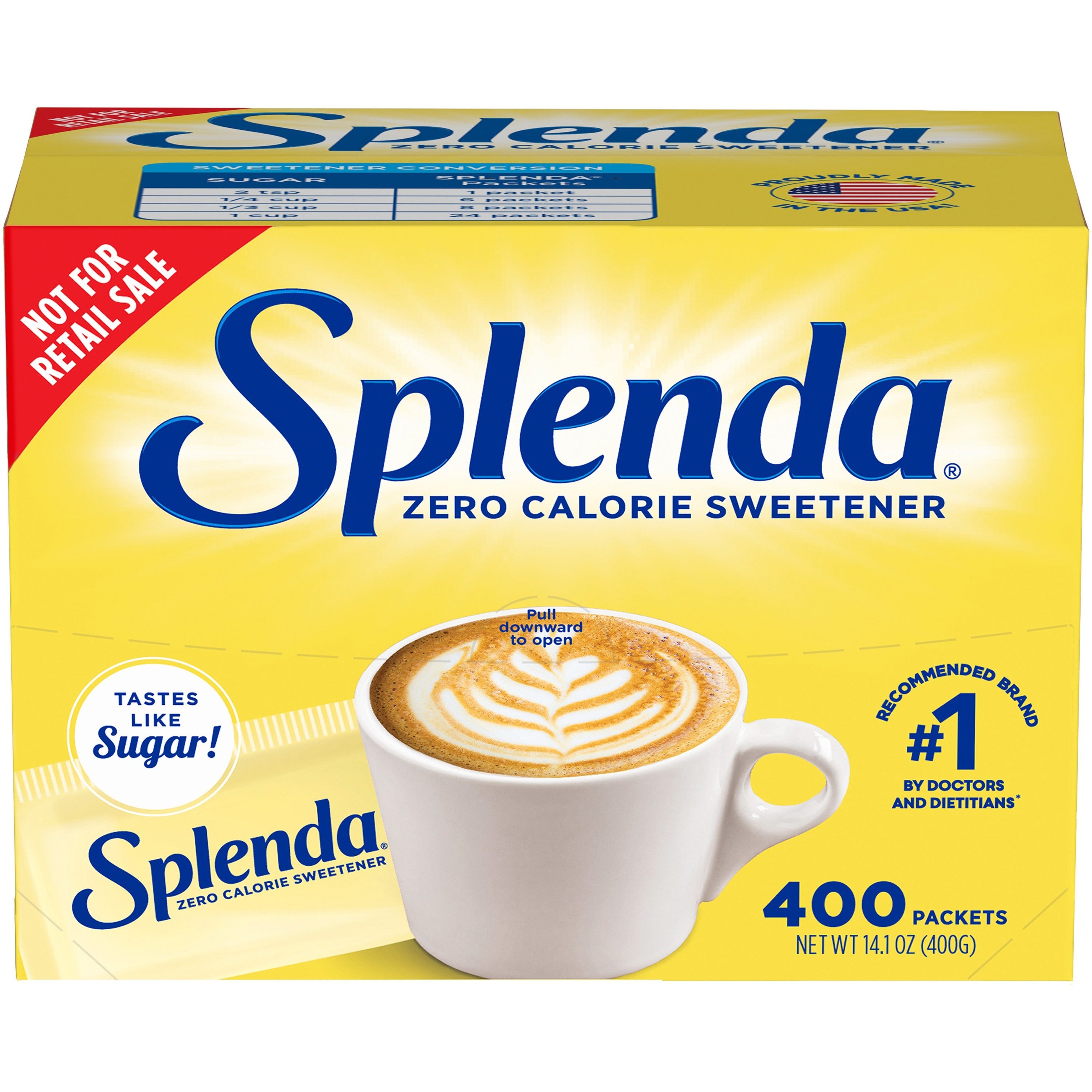 Splenda Single-serve Sweetener Packets, 0.035 oz (1 g), 1 Box