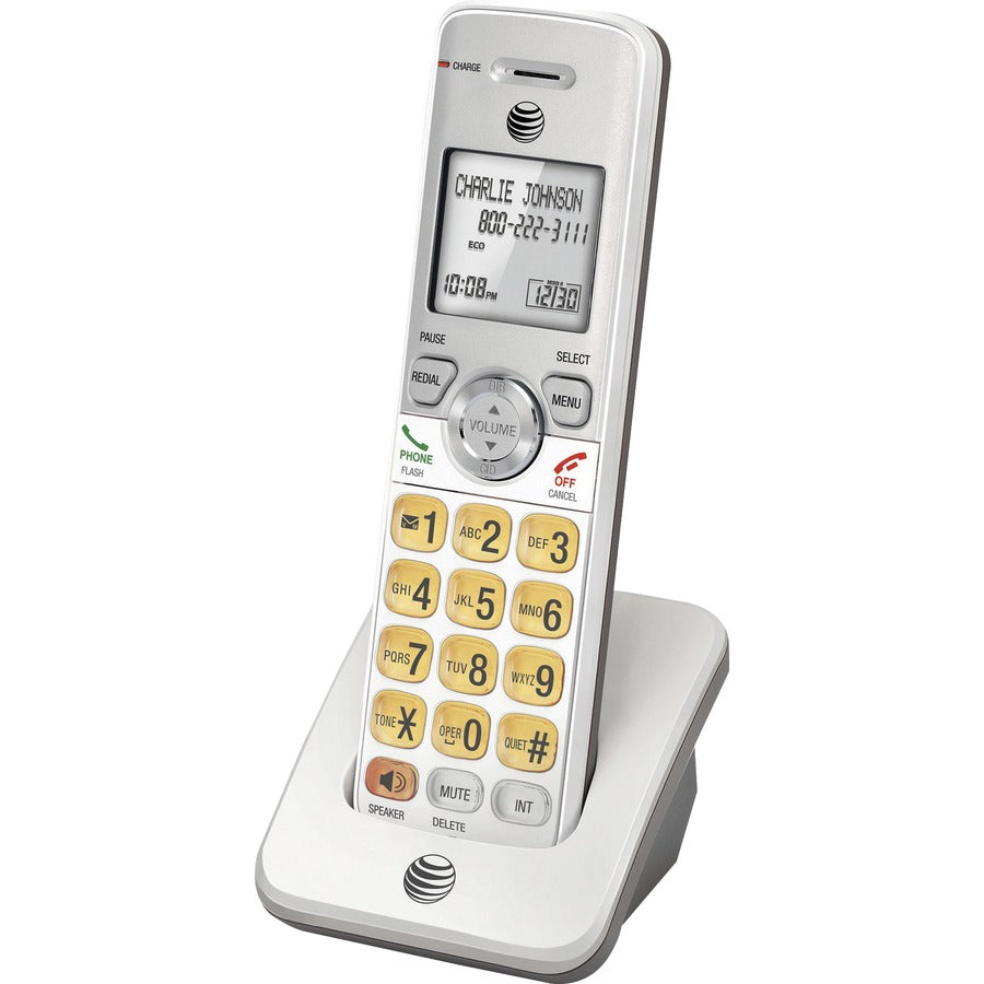 AT&T Accessory Handset with Caller ID/Call Waiting, Cordless DECT, 50-Entry Phone Book, 1 Each