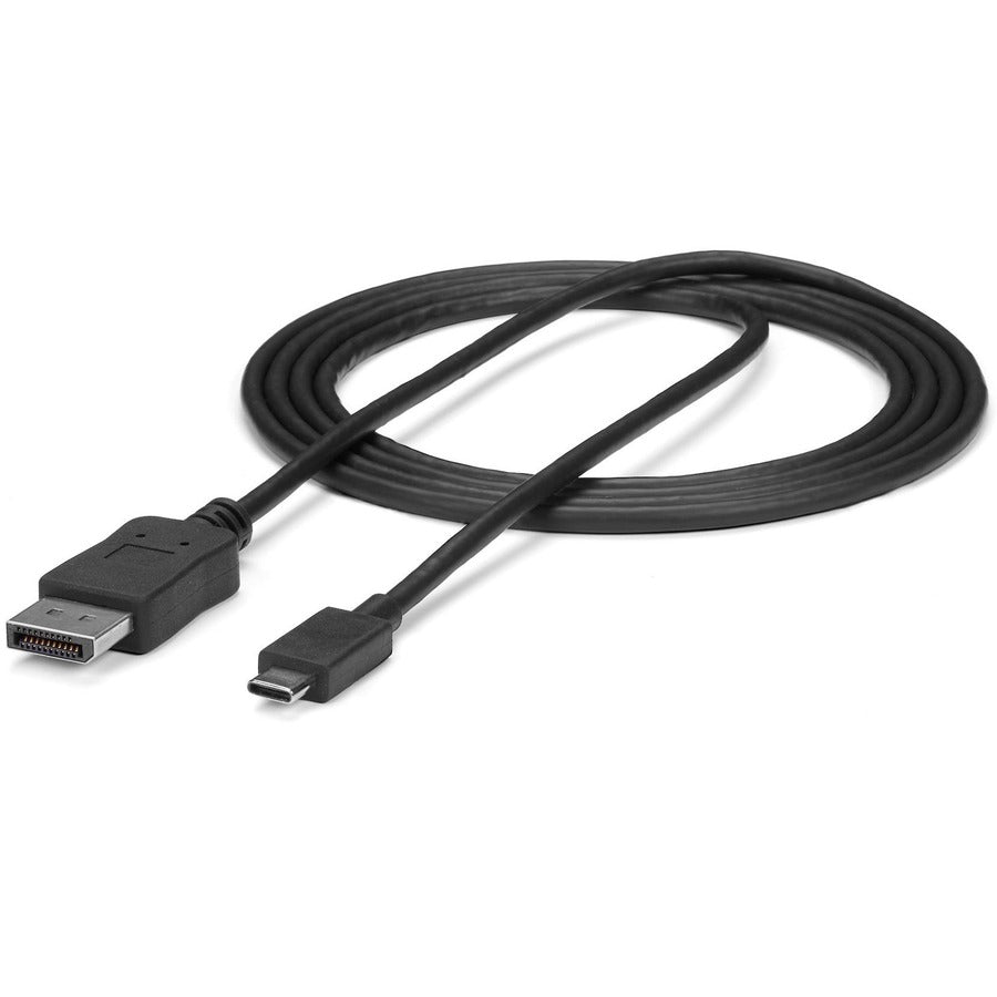 StarTech.com 6 ft. (1.8 m) USB-C To DisplayPort Cable - 4K 60Hz - Black