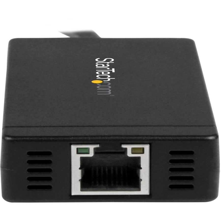 StarTech.com 3-port USB 3.0 Hub Plus GbE