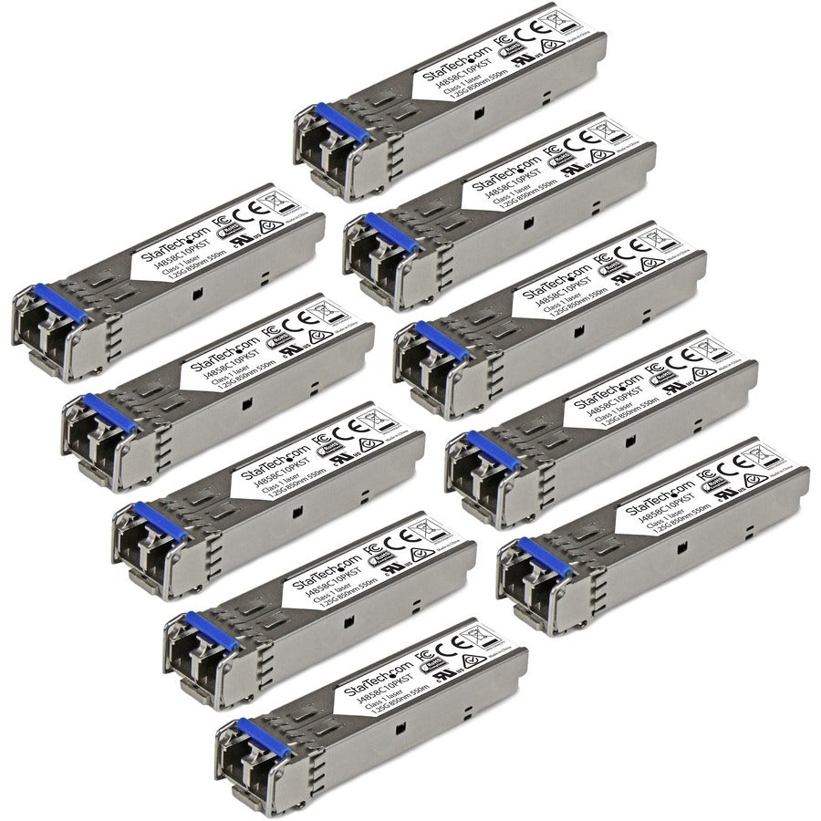 StarTech.com HP J4859C Compatible SFP Transceiver Module - 1000BASE-LX - 10 Pack