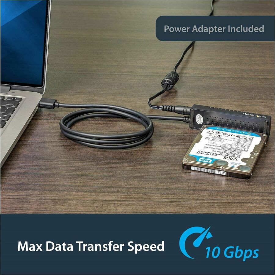 StarTech.com USB 3.1 (10 Gbps) Adapter Cable for 2.5in and 3.5in SATA SSD/HDD Drives