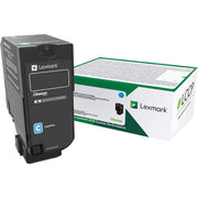 Lexmark Unison Standard Yield Laser Toner Cartridge, Cyan, 1 Each, 7,000 Page Yield