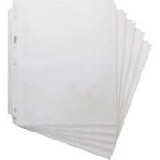 3.3 mil Thickness - For Letter 8 1/2" x 11" Sheet - 3 x Holes - Clear - Polypropylene - 200 / Box