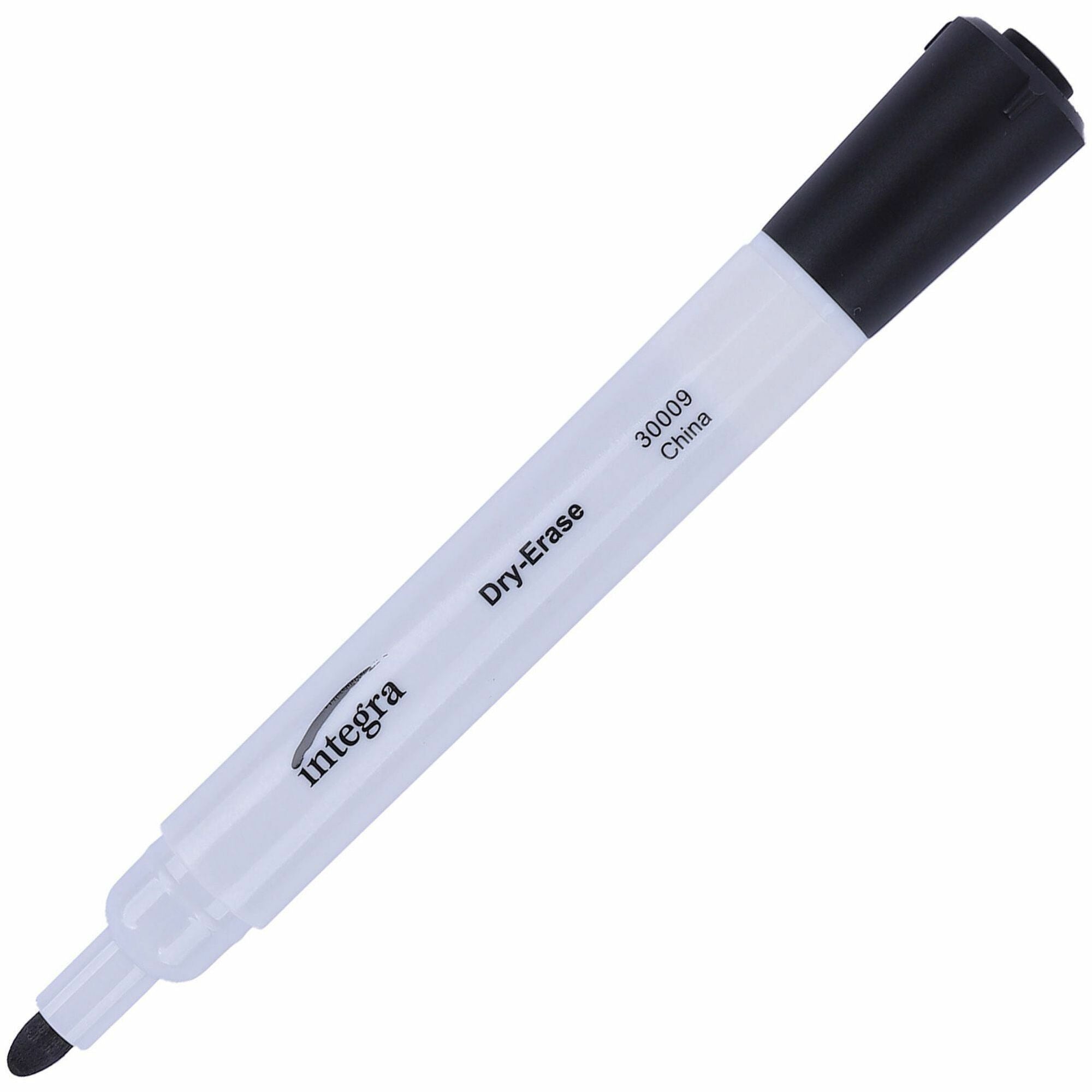 Bullet Marker Point - Erasable - Black Ink - 1 Dozen