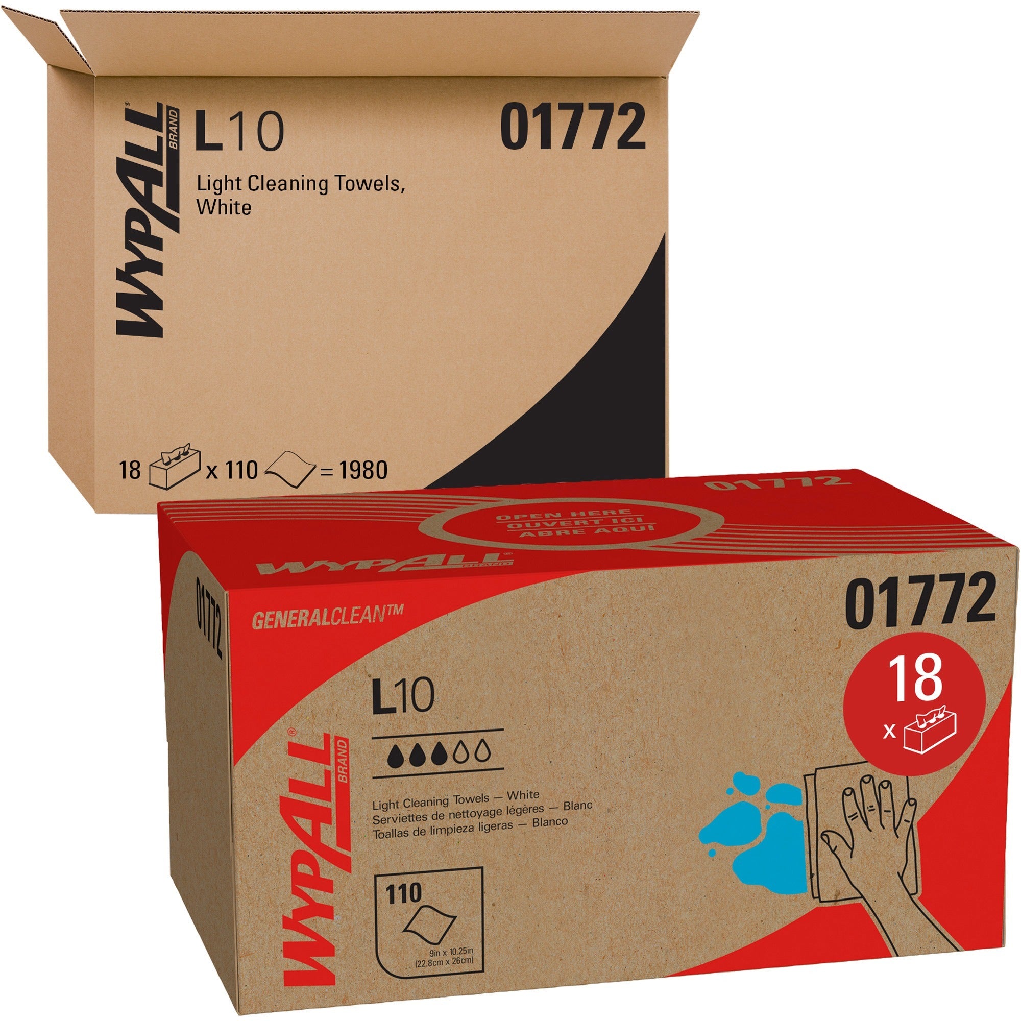 1 Ply - WhiteBox - 110/Box - 1 Carton