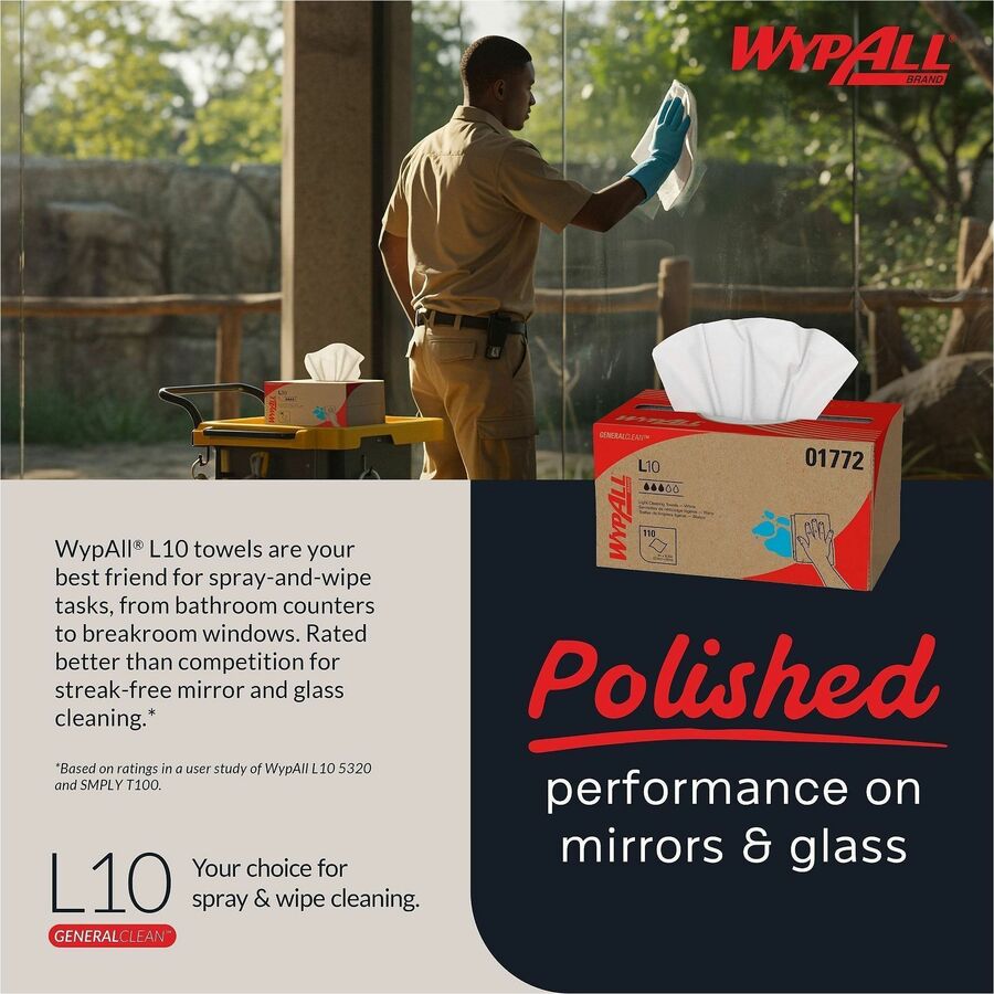 1 Ply - WhiteBox - 110/Box - 1 Carton