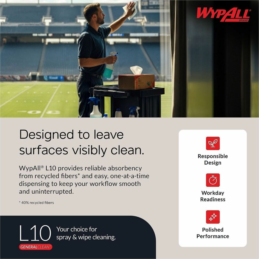 1 Ply - WhiteBox - 110/Box - 1 Carton