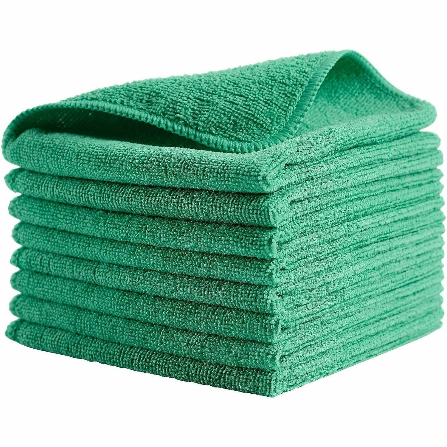 16" Length x 16" Width - Reusable, Launderable, Bleach-safe - Green - 24 / Pack