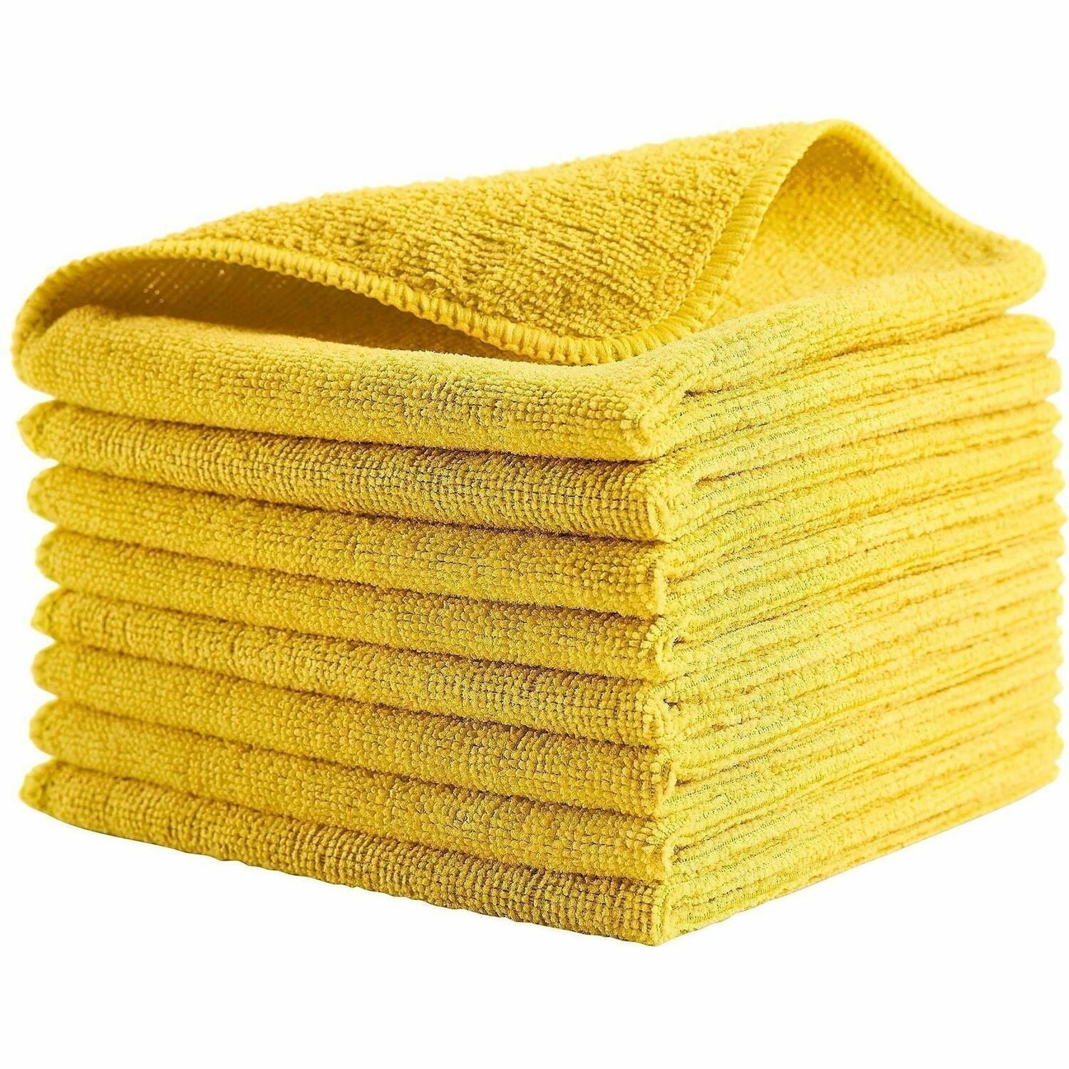 For Commercial - 16" Length x 16" Width - Recommended For: Germs Remover, Microbe Remover - Bleach-safe, Chemical Resistant, Reusable - Yellow - 24 / Pack