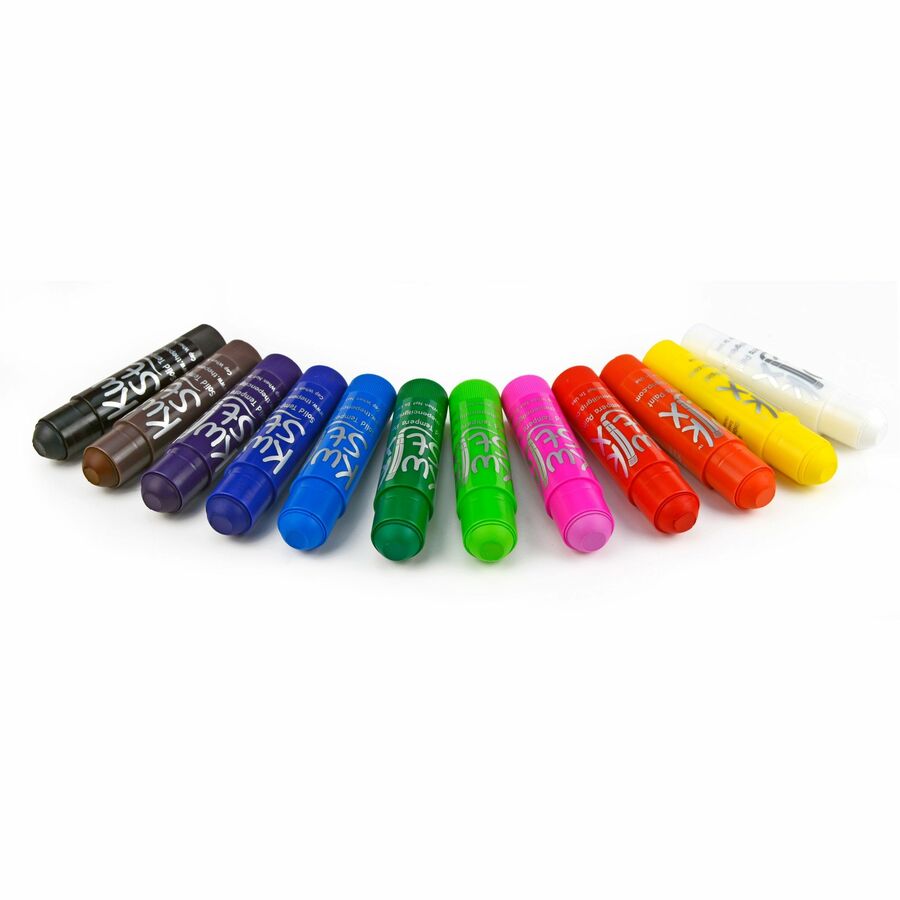 Solid Tempera Paint Stick, Classic Colors, Class Pack of 96