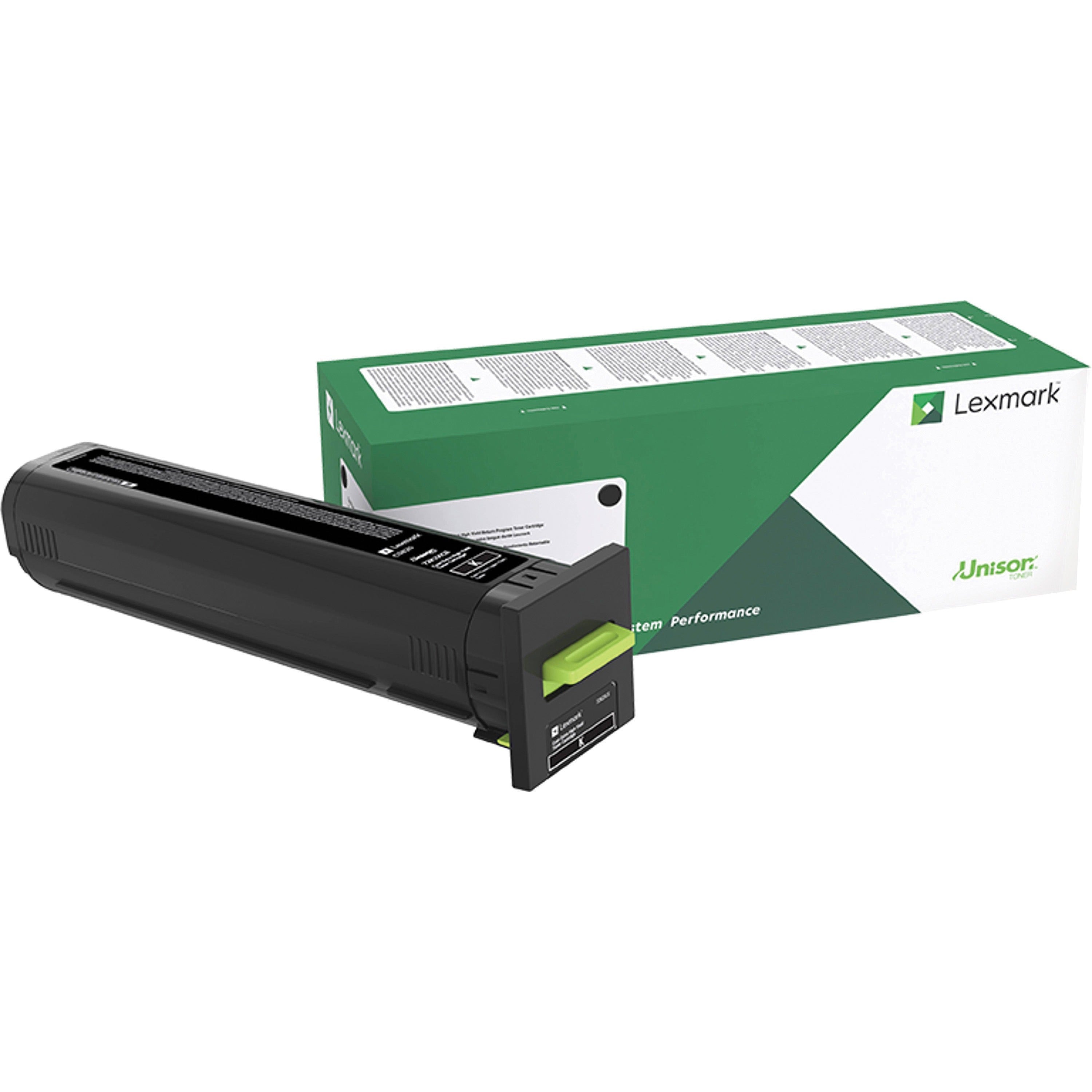 Lexmark Unison Original Laser Toner Cartridge, Black, High-Yield, 8000 Pages, 1 Each