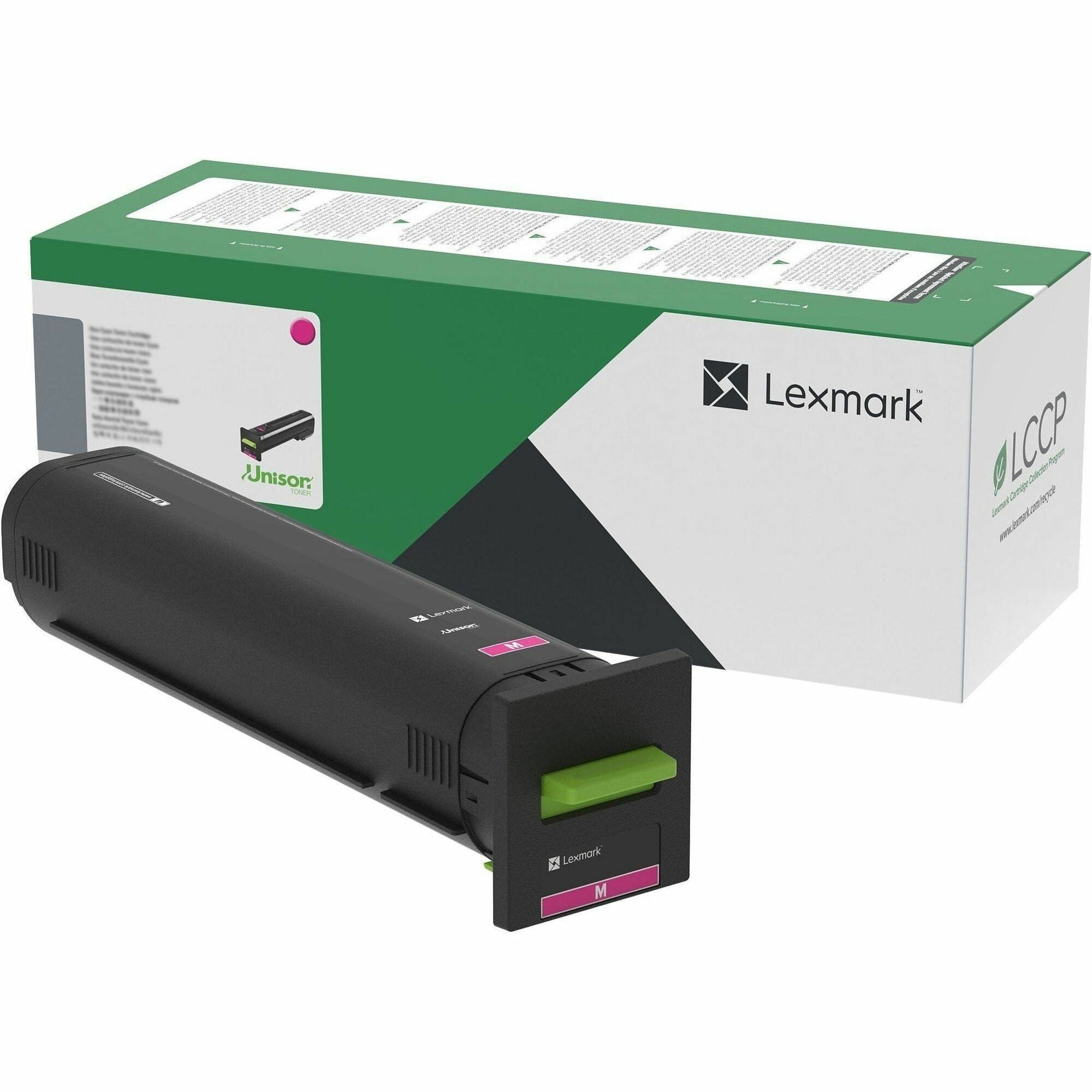 Lexmark Original Magenta Laser Toner Cartridge, 8000 Pages, 1 Pack