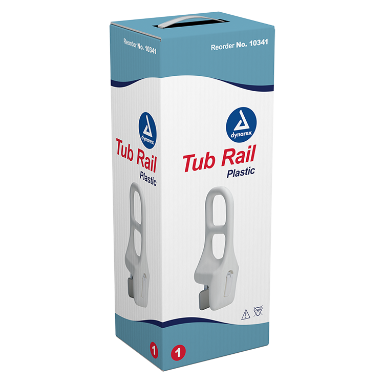 Tub Rail - Plastic, Single, 1 Quantity per Box