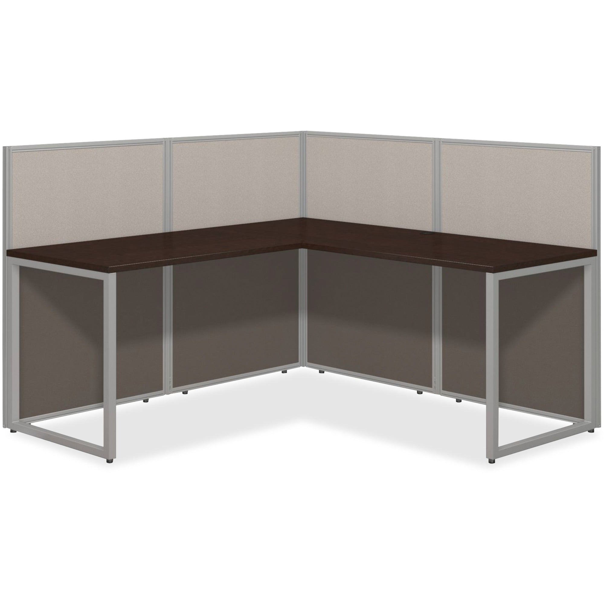 Bush Business Furniture Easy Office 60W L Desk Open Office