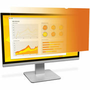 3M Gold Privacy Filter, Gold, Glossy, for 21.5" Widescreen LCD Monitor, 16:9 Aspect Ratio, Scratch and Dust Resistant, 1 Each