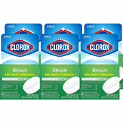 Clorox Ultra Clean Toilet Tablets Bleach, White, 3.50 oz Tablets, 2 Tablets per Pack, 6 Packs per Carton