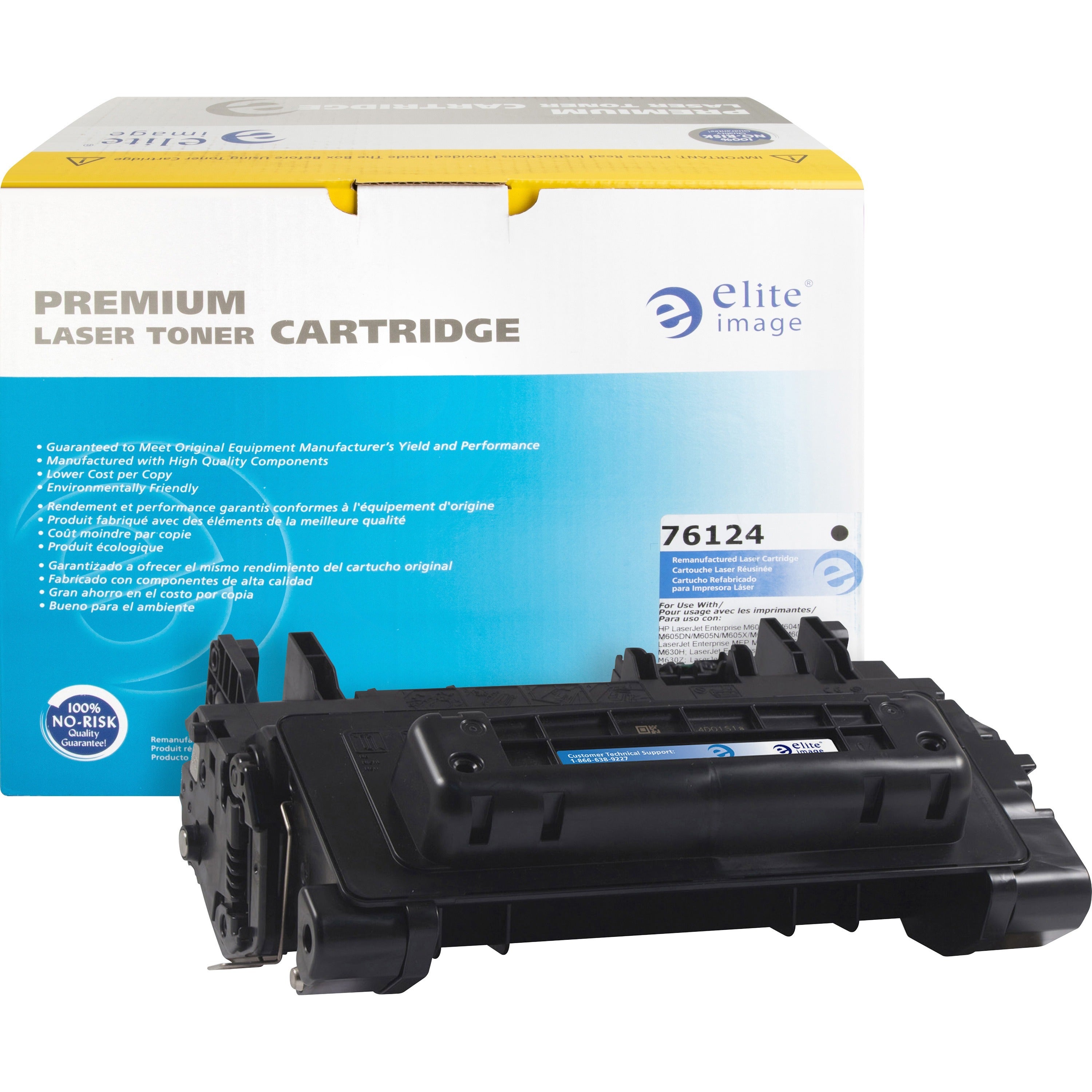 Elite Image Laser Toner Cartridge CF281A - Black - 1 Each