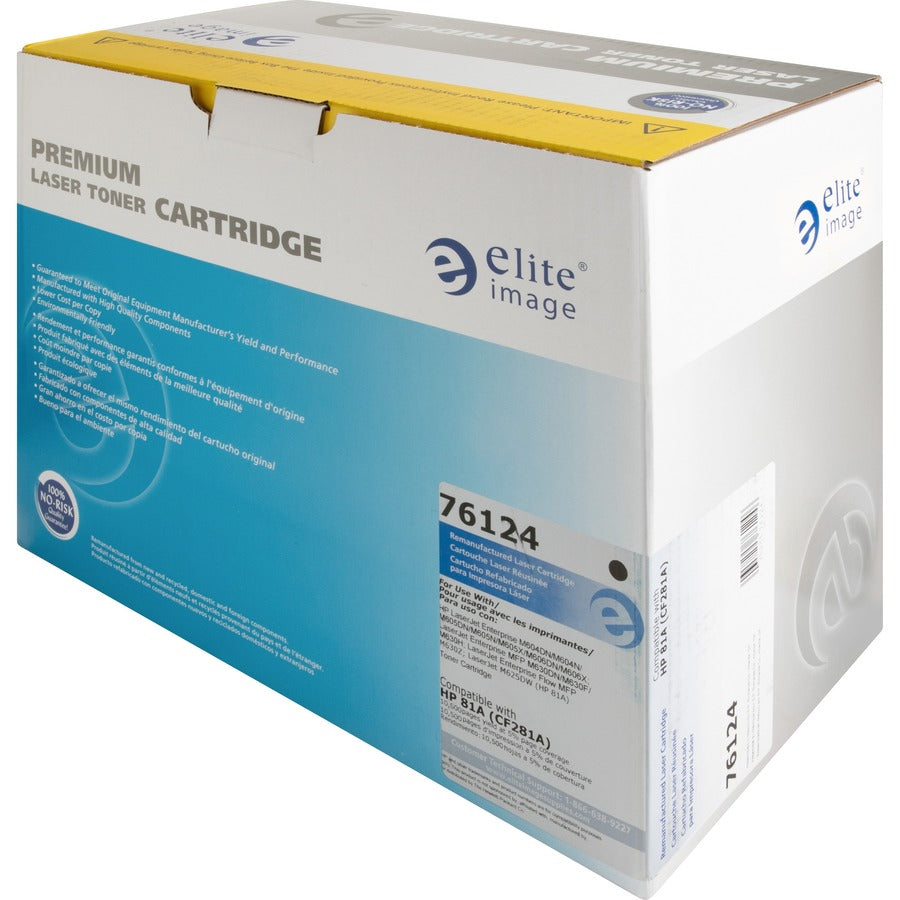 Elite Image Laser Toner Cartridge CF281A - Black - 1 Each