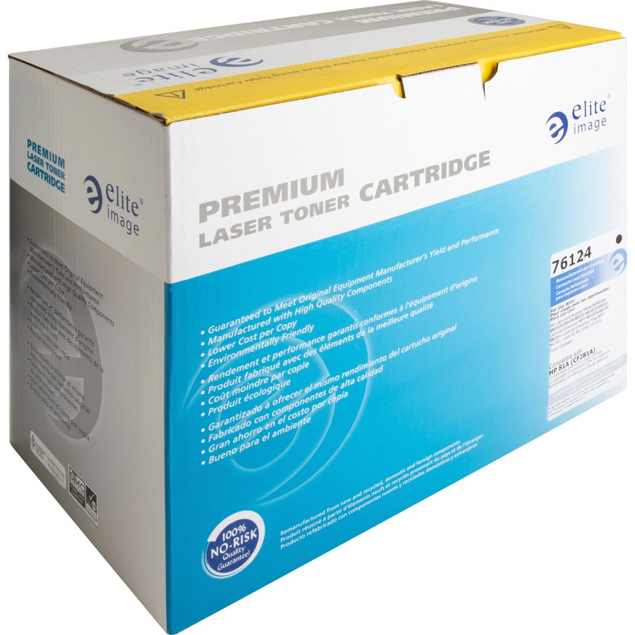 Elite Image Laser Toner Cartridge CF281A - Black - 1 Each