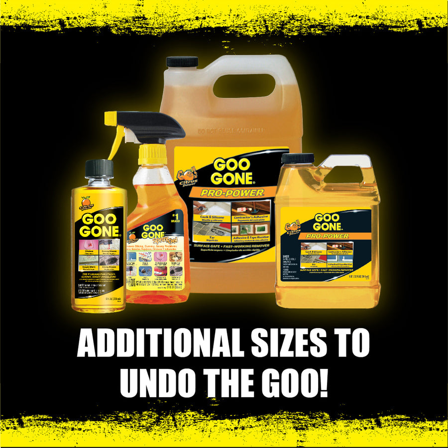 Goo Gone 1-Gallon Pro-Power Goo Remover - 128 fl oz (4 quart) - Citrus Scent - Fast Acting - Orange - 1 Each
