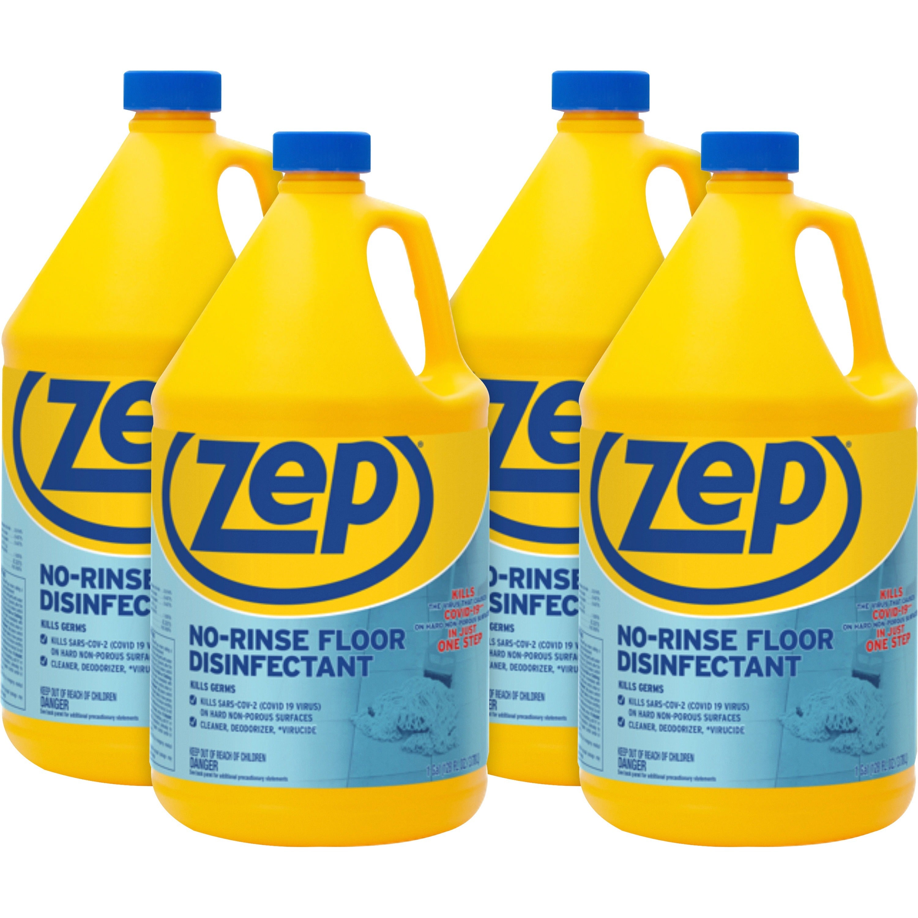 128 fl oz (4 quart) - Disinfectant, Deodorize - Blue - 4 / Carton
