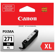 Canon CLI-271 Original High Yield Inkjet Ink Cartridge - Black - 1 Each