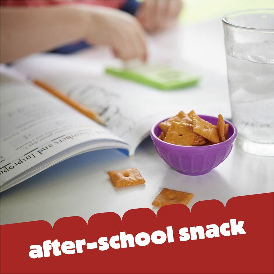 Cheez-It Cheez-It Baked Snack Crackers - Low Fat - Cheese - 1 Serving Pouch - 1.50 oz Bag - 45 / Carton