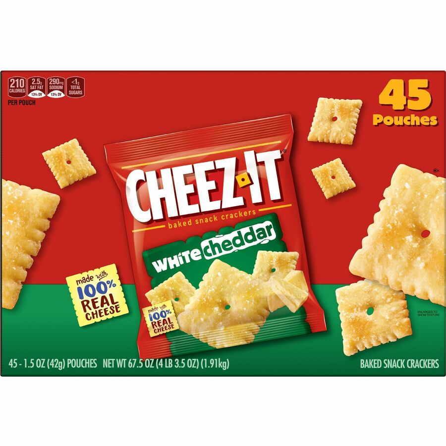 Individually Wrapped - White Cheddar - 1.50 oz Bag - 45 / Carton