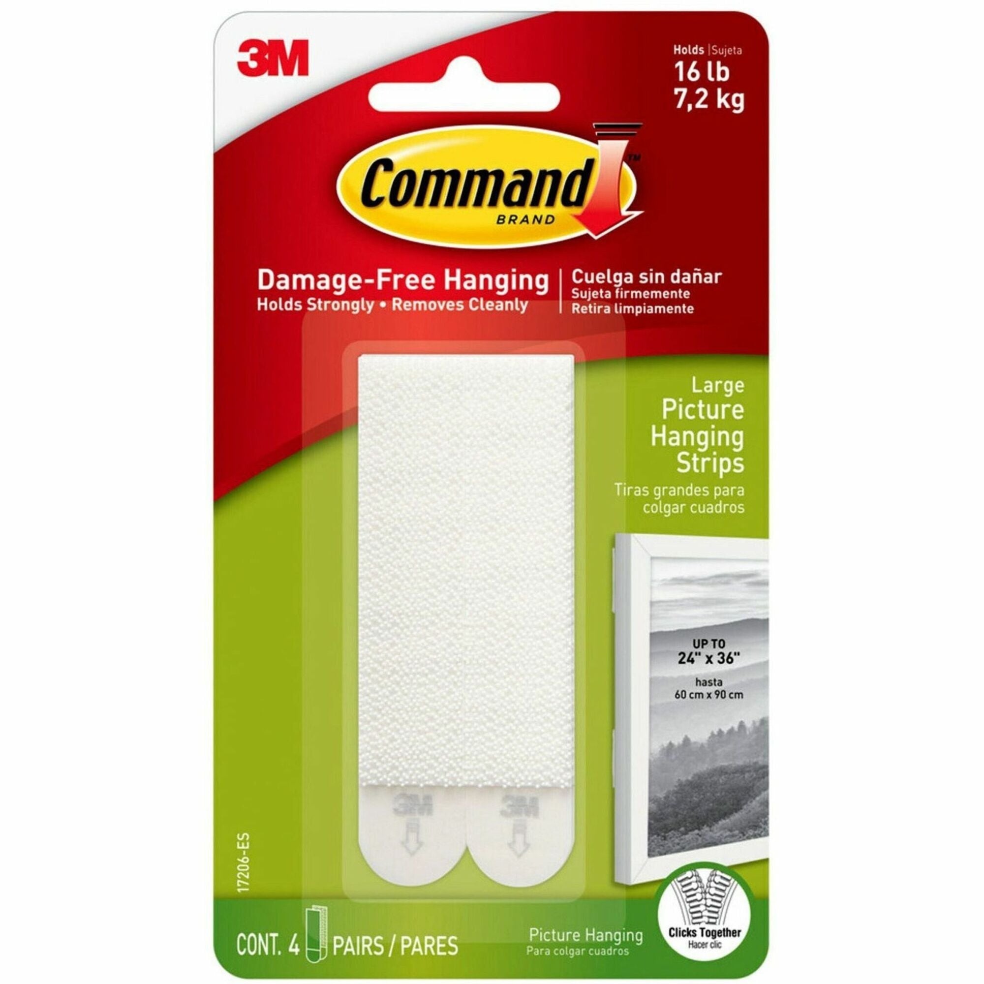 3.62" Length - White - 2/Set - 1 Pack