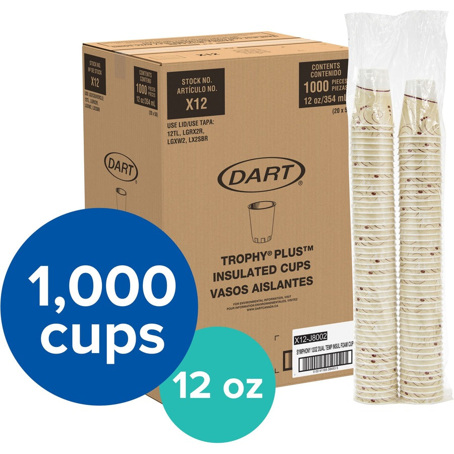 Solo Trophy Plus 12 oz Symphony Insulated Hot/Cold Cups