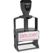 Xstamper ClassiX Self-inking Steel Message Stamp, 1" x 2.25" Impression, Assorted Colors, 1 Each