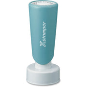 Xstamper Pre-inked Round Date Stamp, 1.19" Impression Diameter, Assorted Colors, Rubber, 50,000 Impressions, 1 Each