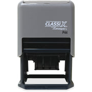 Xstamper ClassiX Self-inking Date Stamp, Custom Message, 6 Lines, 1.50" x 2.50" Impression, 7000 Impressions, 1 Each