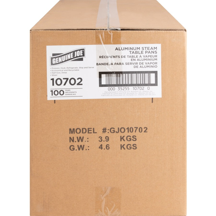 Cooking, Serving - Disposable - 0.5" Diameter - Silver - Aluminum Body - 100 / Carton