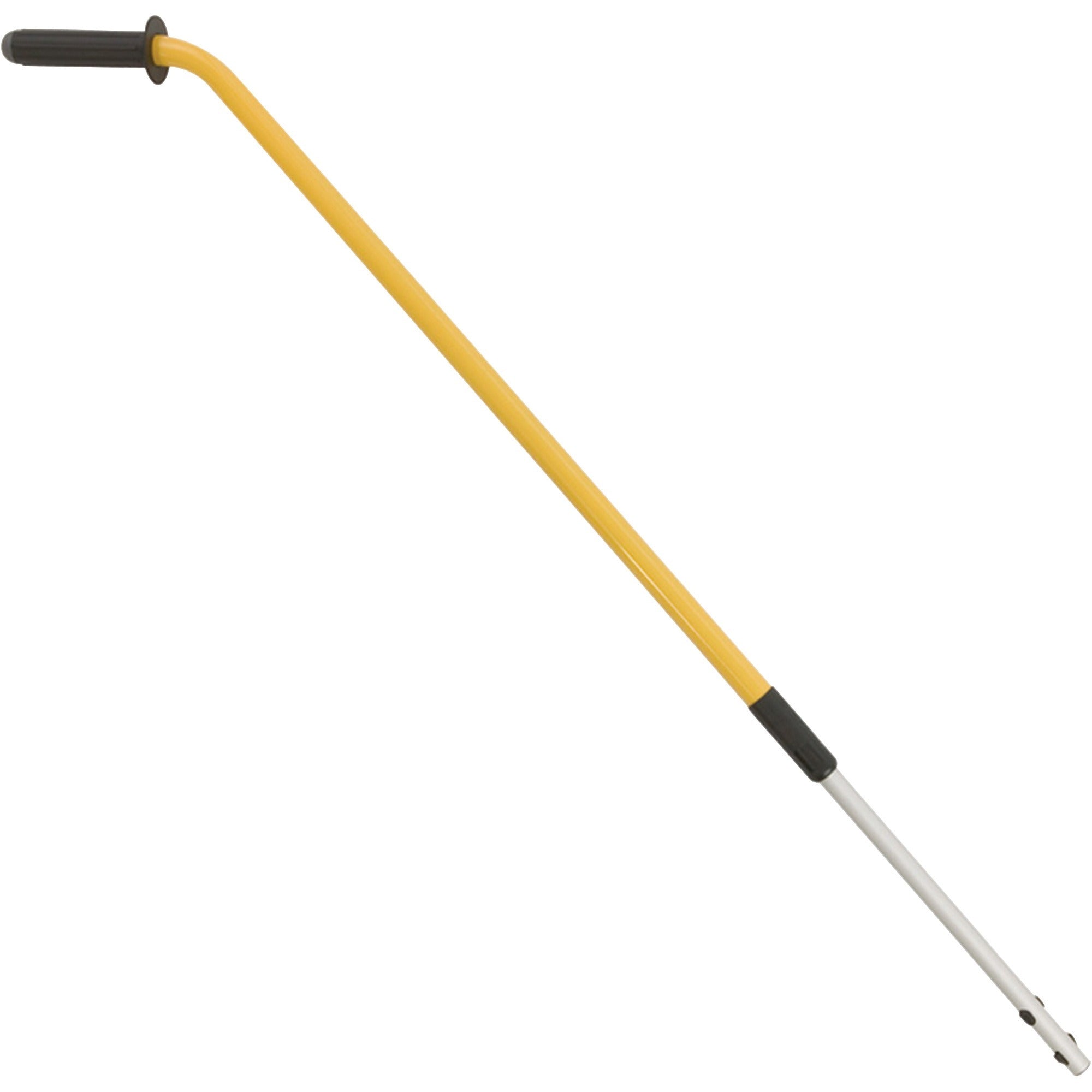 Rubbermaid Commercial Quick Connect Ergo Adjustable Handle, 72" Length, Yellow, Aluminum, 6 per Carton