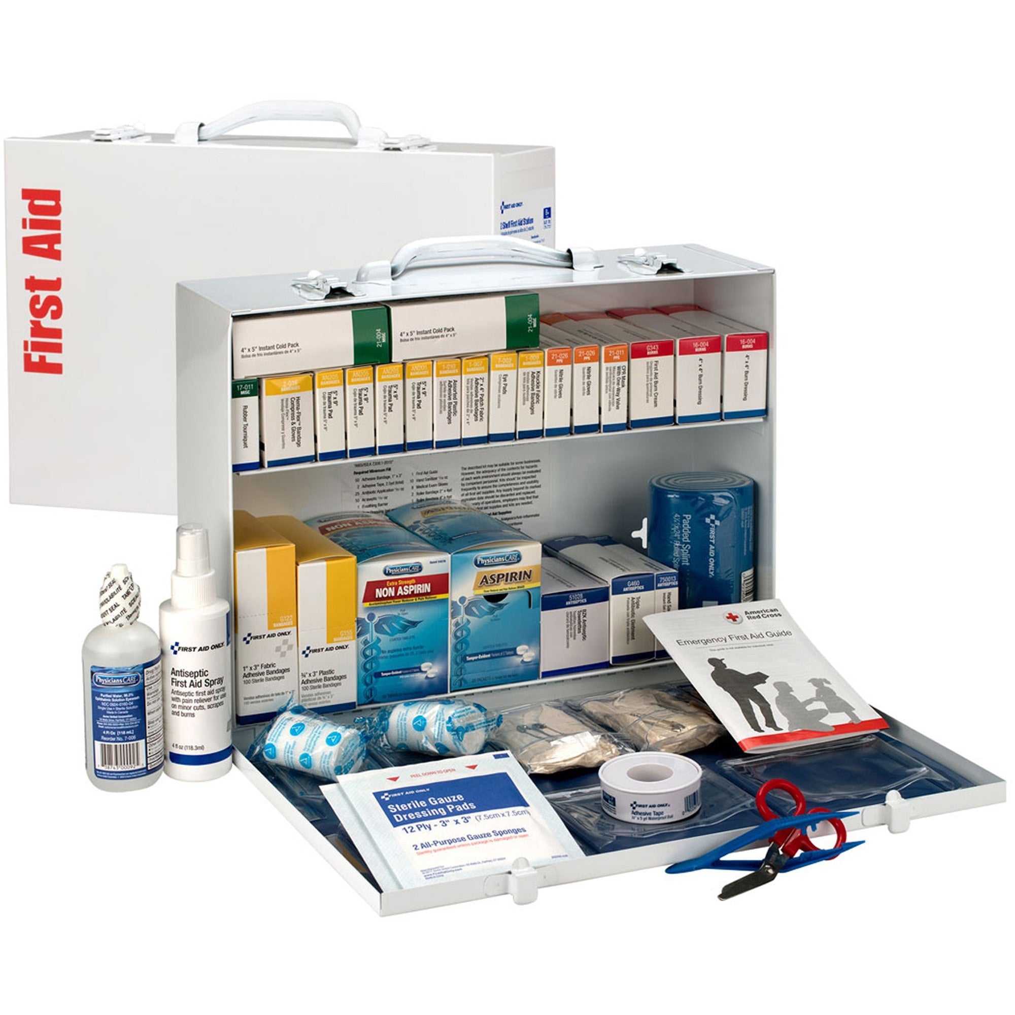 446 x Piece(s) For 75 x Individual(s) - 11" Height x 15.3" Width x 4.5" Depth - Steel Case - 1 Kit