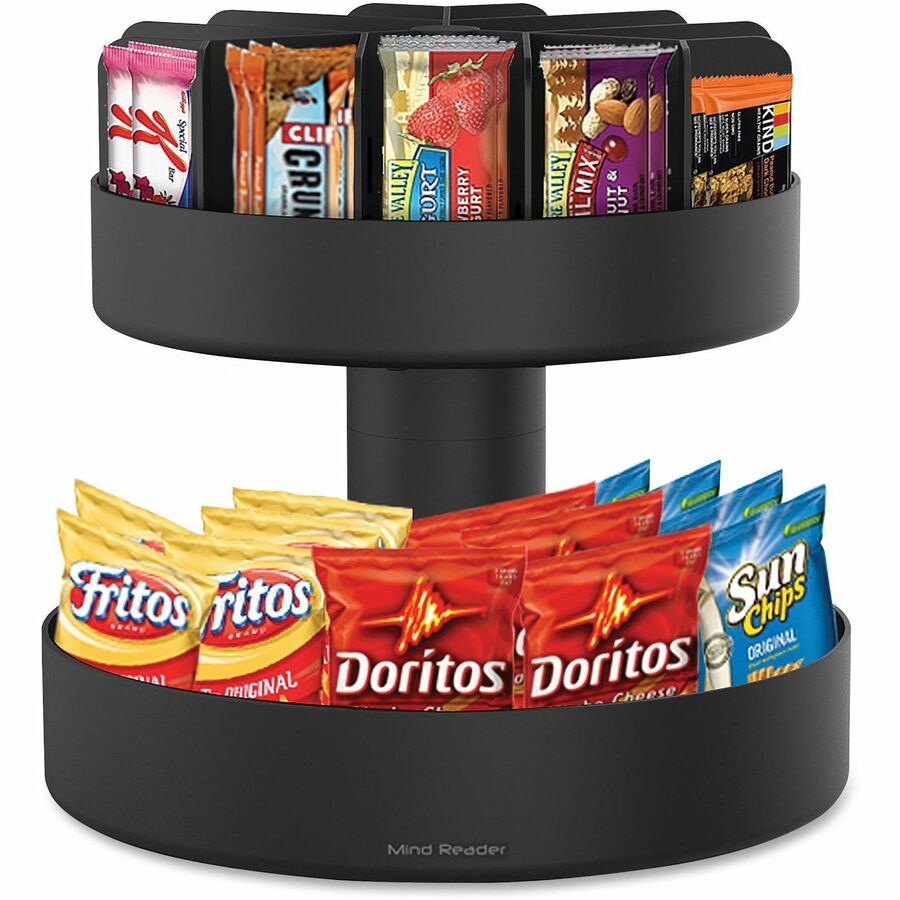 14" Height x 14.50" Width x 14.50" Depth - Black - Plastic, Rubber - 1 Each