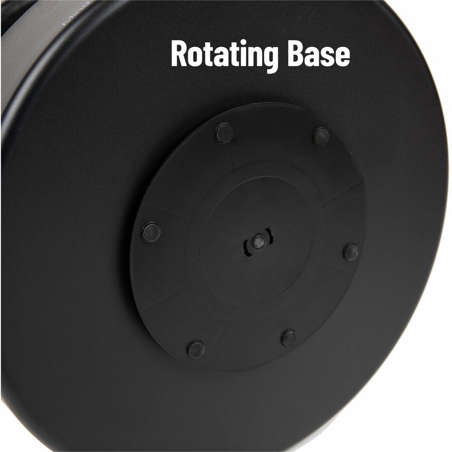 14" Height x 14.50" Width x 14.50" Depth - Black - Plastic, Rubber - 1 Each